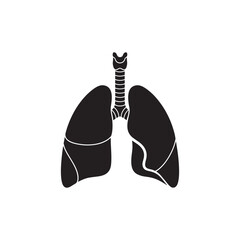 Lungs Silhouette Design