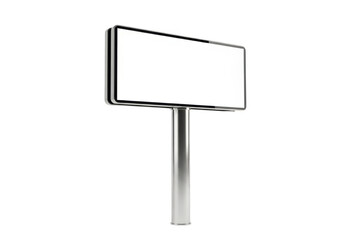 Fototapeta premium Blank billboard isolated on transparent background