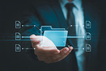 Cloud data management and storage solutions for business document and file organization and access control