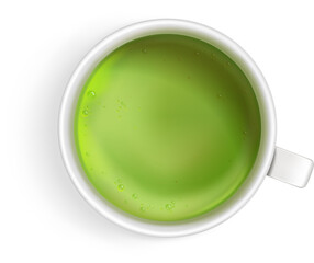 Matcha Cup Top View