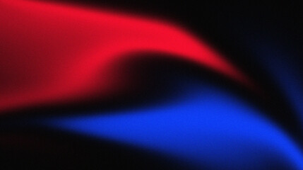 Abstract dark red and blue background with grain texture.