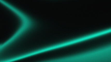 Abstract dark green and black background with grain texture.