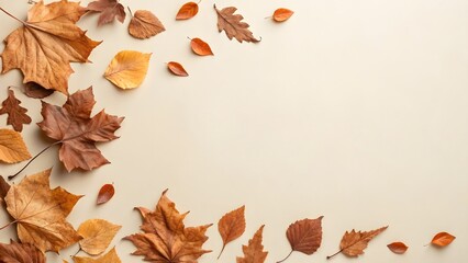 autumn leaves frame