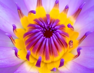 A close-up shot of a vibrant water lily