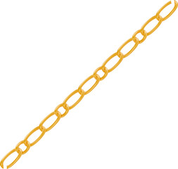 Obraz premium Yellow Metal Chain