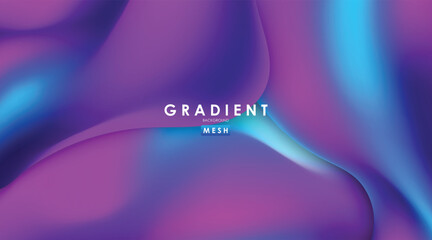 abstract liquid background mesh blue and purple gradient colorful design