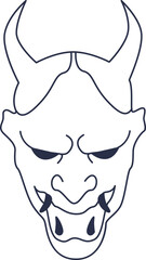Oni Japanese Mask