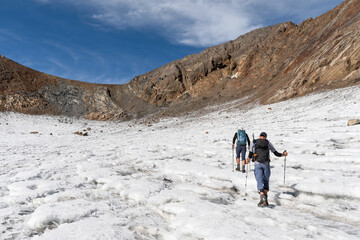 Mountaineers Advance Across The Ossau