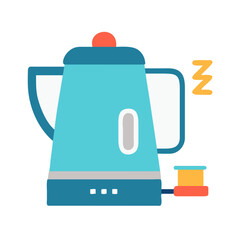 Obraz premium Electric Tea Kettle Product Mockup for Kitchen Concept