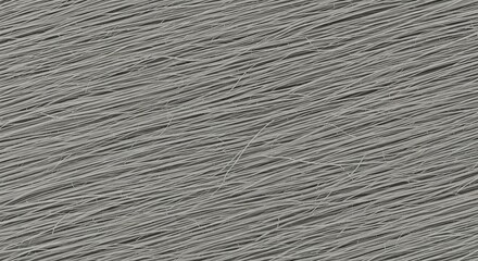 Fototapeta premium Close-up of gray synthetic fiber texture with wavy pattern