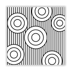 Black and white abstraction for interior design