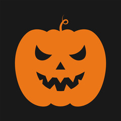 Pumpkin and other Halloween symbols and signs pattern vector jack o lantern checked character doodle tile background isolated gift wrapping paper wallpaper