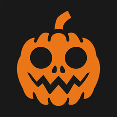 Pumpkin and other Halloween symbols and signs pattern vector jack o lantern checked character doodle tile background isolated gift wrapping paper wallpaper