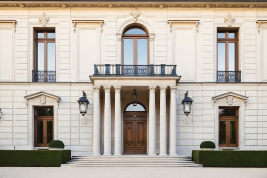 Pr&auml;chtiges franz&ouml;sisches Herrenhaus mit klassischer Architektur und gepflegtem Garten