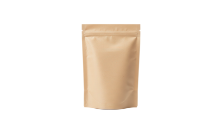 Blank kraft paper packaging bag for food or product storage  