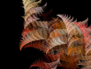 Imaginatory fractal abstract background Image