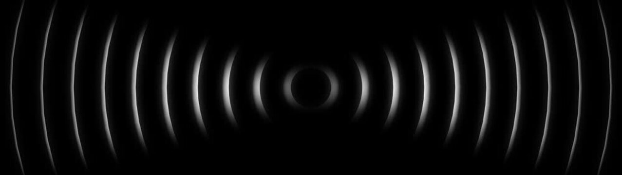 Radio waves waves background. network tower produced radio wave concept. Radio Waves in Circle Form, Radio wave signal animated background. Technology radio waves signal icon animation.  