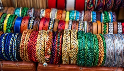 various senhor do bonfim bracelets as colorful souvenirs from bahia carnaval bahia