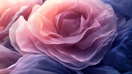 Smooth gradient transitioning from deep indigo to soft blush rose, creating a calming, elegant, and visually appealing background ideal for digital design and modern aesthetics.
