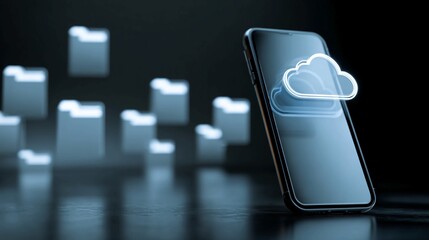 Seamless cloud data transfer on your mobile device for secure and efficient file management, empowering productivity with modern technology and innovative solutions in the digital age