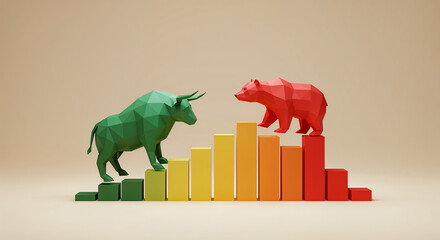 3D The chart bars transition