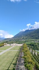 Valle d'Aosta castello e paesaggi