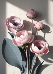 pink roses