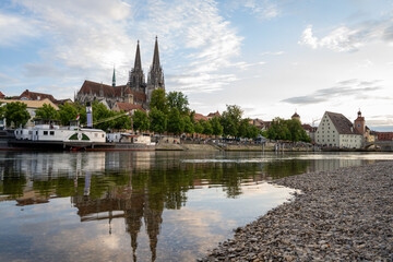 Regensburg am späten Nachmittag