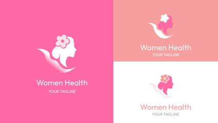 happy mothers dayWomen Health Care Logo | Feminine Wellness Medical Symbol | Beauty & Health Vector Design