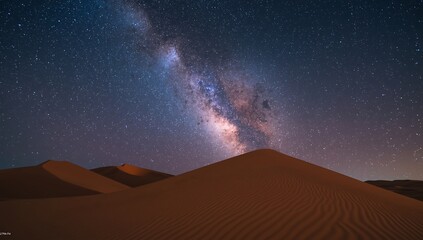 Desert night sky milky way stars wallpaper background hd space landscape scenic travel nature tourism on transparent background