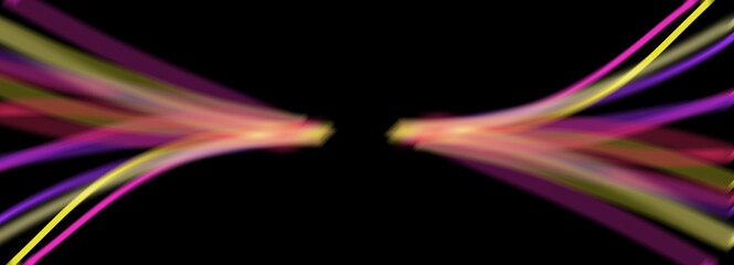 line dynamic interplay of light and energy, abstract Light effect highspeed light motion effect on black background