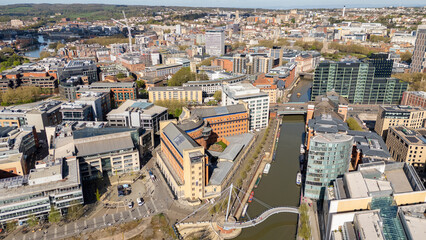 A cityscape of Bristol, England