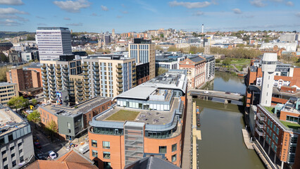 A cityscape of Bristol, England