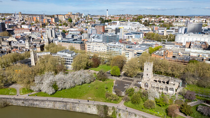 A cityscape of Bristol, England