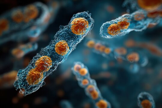 Three-Dimensional Illustration of Meningococcal Meningitis in Cerebrospinal Fluid: A Magnified Microbiological Artwork for Health Care Insights