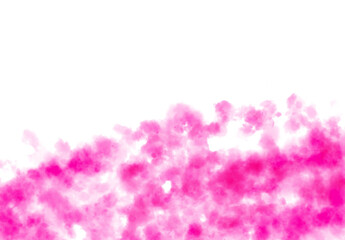 Obraz premium Hand made Abstract pink watercolor background delicate texture with blurred spots perfect for romantic designs and feminine themes By Adobe Fres