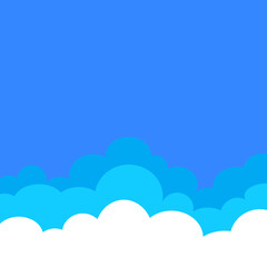 blue sky with clouds