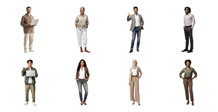 Diverse group of professional individuals.