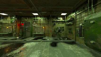 作業通路　3DCGレンダリング