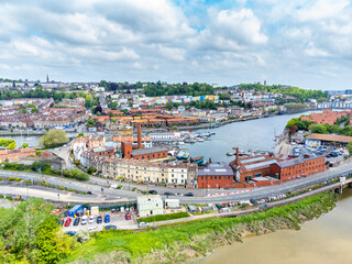 A cityscape of Bristol, England