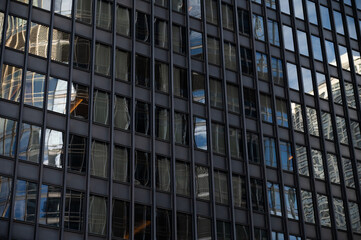 modern office building close up view