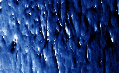 熱さで溶けて垂れ下り固まったものをイメージして青、白、黒の色の配色でデザインした背景、壁紙、テクスチャ