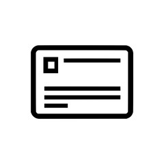 Business card template design vector, visiting card layout, contact card, personal card, name card design