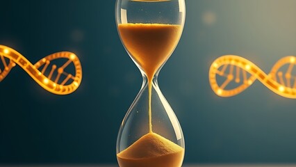 A glass figure standing firm against swirling winds, embodying resilience and strength.