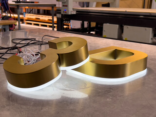 Stainless Steel Welding Boxes for Sign Letter Assembly