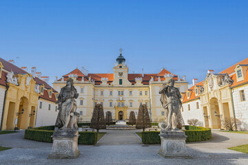 Valtice contains one of the most impressive baroque residences of central Europe, Czech Republic.
