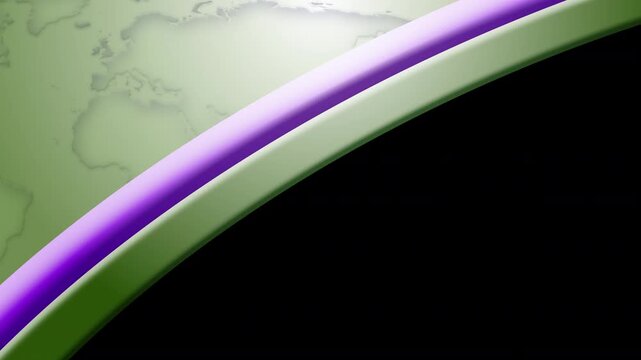 4K global new transition wipe themed world sports news scene change reveal with scrolling world map & circular rings sliding across screen & transparent alpha channel background to reveal new video