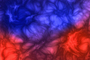 Abstract red and blue energy storm marble texture background
