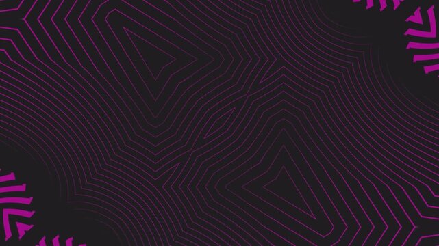 A cyclical animation of a seamless geometric patterns created in the form of an abstraction using a brushcartoon technique in a fantasy style containing elements of lines and bizarre shapes