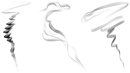 Editable vector smoke PNG on transparent background, soft vapor and mist texture for overlays, visual effects, and modern abstract graphic design